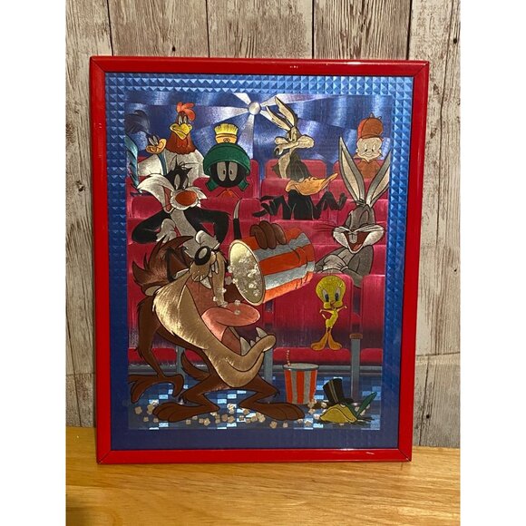 Magic Effects Looney Tunes 3D Holographic Picture Foil Art At the Movies Taz - Picture 1 of 7